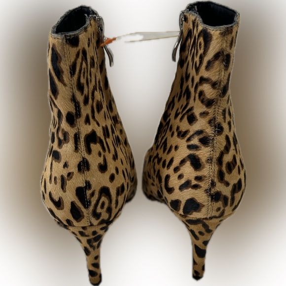 Halogen Ashlee Leopard Print Booties (Genuine Calf Hair)-Size 8 - Picture 4 of 10